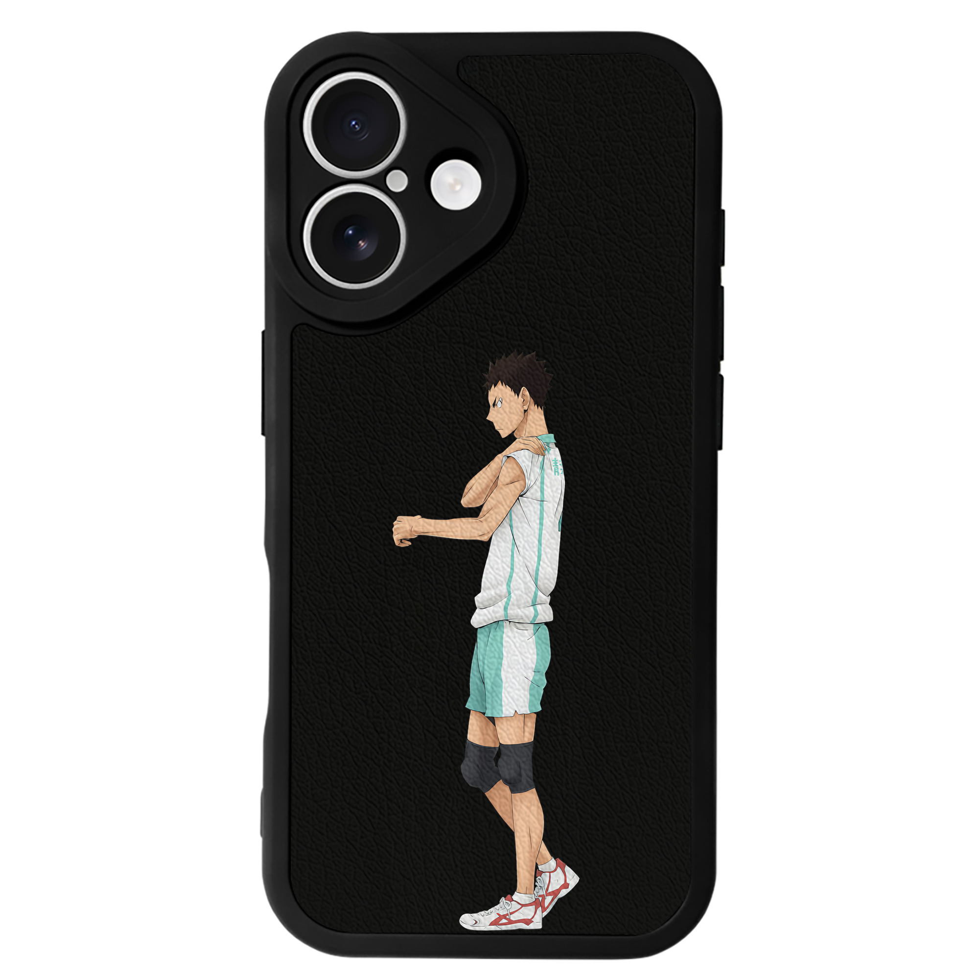 （画像用） ハイキュー!! Haikyu!! 【iPhone 16シリーズ対応】シリコンスマホケース（レザー調） 材質：シリコン
